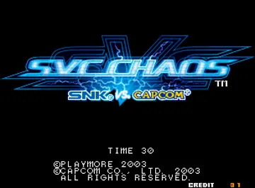 SvC Chaos - SNK vs Capcom (MVS) screen shot title